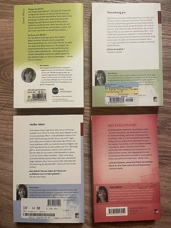Libri: Nora Roberts - 4 Romane – Usato da Bazenheid venduto da josiba_6 1