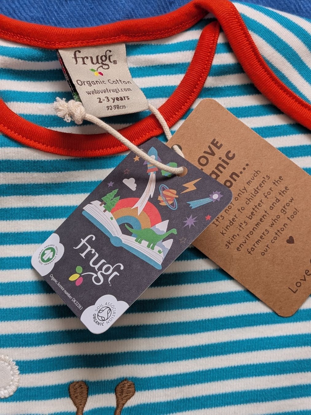 Frugi Maglioni & Felpe: Frugi Langarmshirt, Grösse 98 cm   – Nuovo e nell'imballaggio originale da Zofingen venduto da Droni_A 2