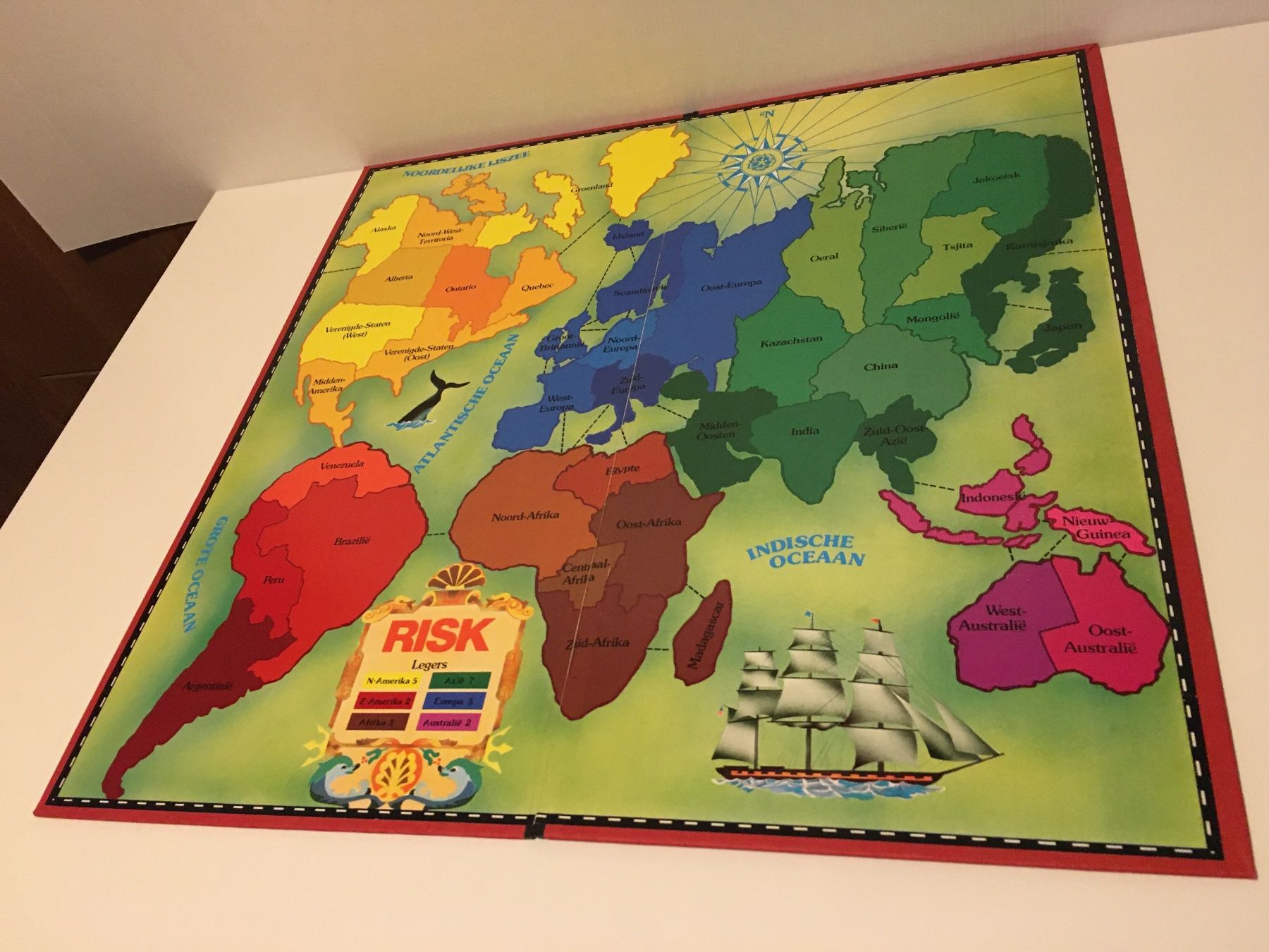 Parker Spiele: RISK - Spiel von Clipper - holländisch - mit DE-Anleitung – Gebraucht aus Andwil SG von Rainboli 3