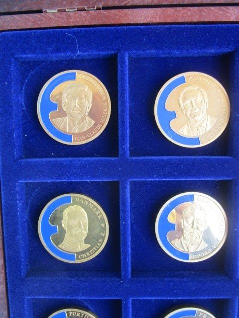 Medaglie: 12 X Euopa Staatsmänner Könige - 1998 - PP – Nuovo (secondo la descrizione) da Luzern venduto da Horoskop1 3