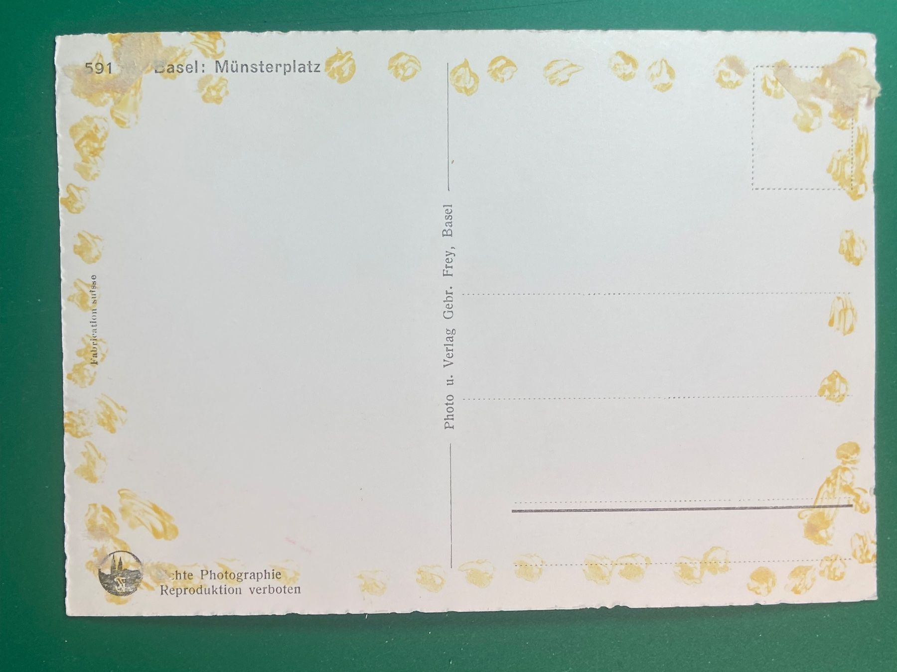 Cartoline postali: Basel - Münsterplatz – Usato da Steg VS venduto da danwer74 1