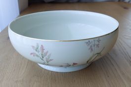 Langenthal Schale mit Blumenmotiv und Schmetterlingen 21cm