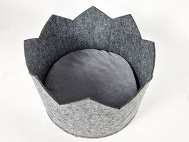 Kleintierbett Grau Ø 36 cm