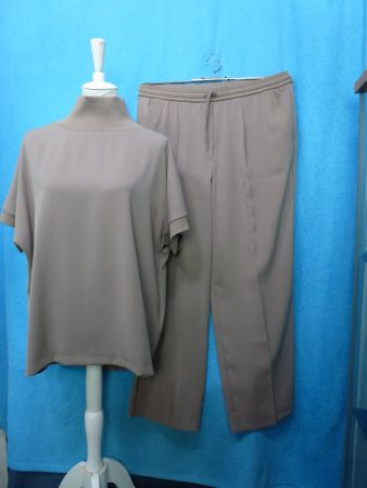 MARC AUREL ANZUG HOSE OBERTEIL NEU GR 40 KURZARM ROLLKRAGEN