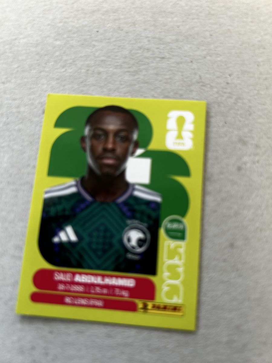 Panini Carte collezionabili: Panini WM 2026 KSA 4 Saud Abdulhamid – Nuovo e nell'imballaggio originale da Kestenholz venduto da xara03