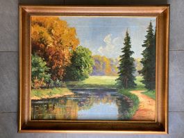 GEMÄLDE LANDSCHAFT  SIGNIERT  Forster   LANDSCHAFTSGEMÄLDE