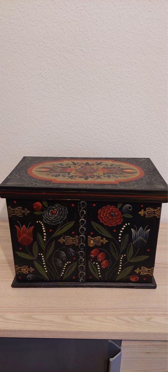 Cassapanche: Antike Schmuck Kiste mit Schubladen – Usato da Felben-Wellhausen venduto da Formel1urs1970 2