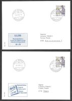 FDC 738H1 + 738H2 aus Markenheft 1988 ET Bern 8.9.1988