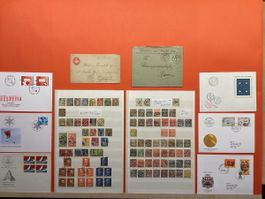 🇨🇭Briefmarken ab sitzende Helvetia Nr.28-36