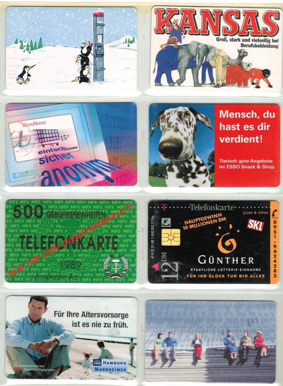 Schede telefoniche: 8 Telefonkarten Deutschland – Usato da Zürich venduto da tol_b7c7