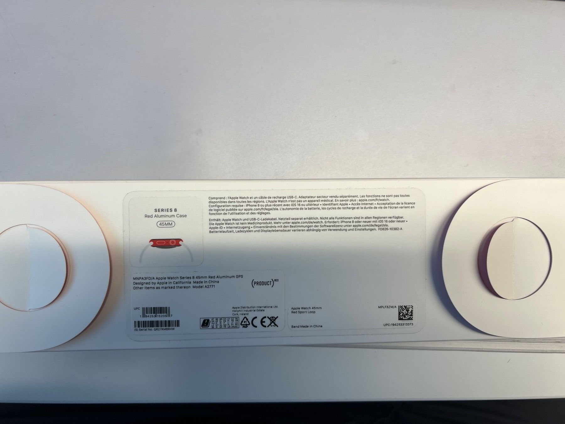 Apple Smartwatch: Apple Watch 8 45mm GPS Red – Gebraucht aus Hausen am Albis von  3