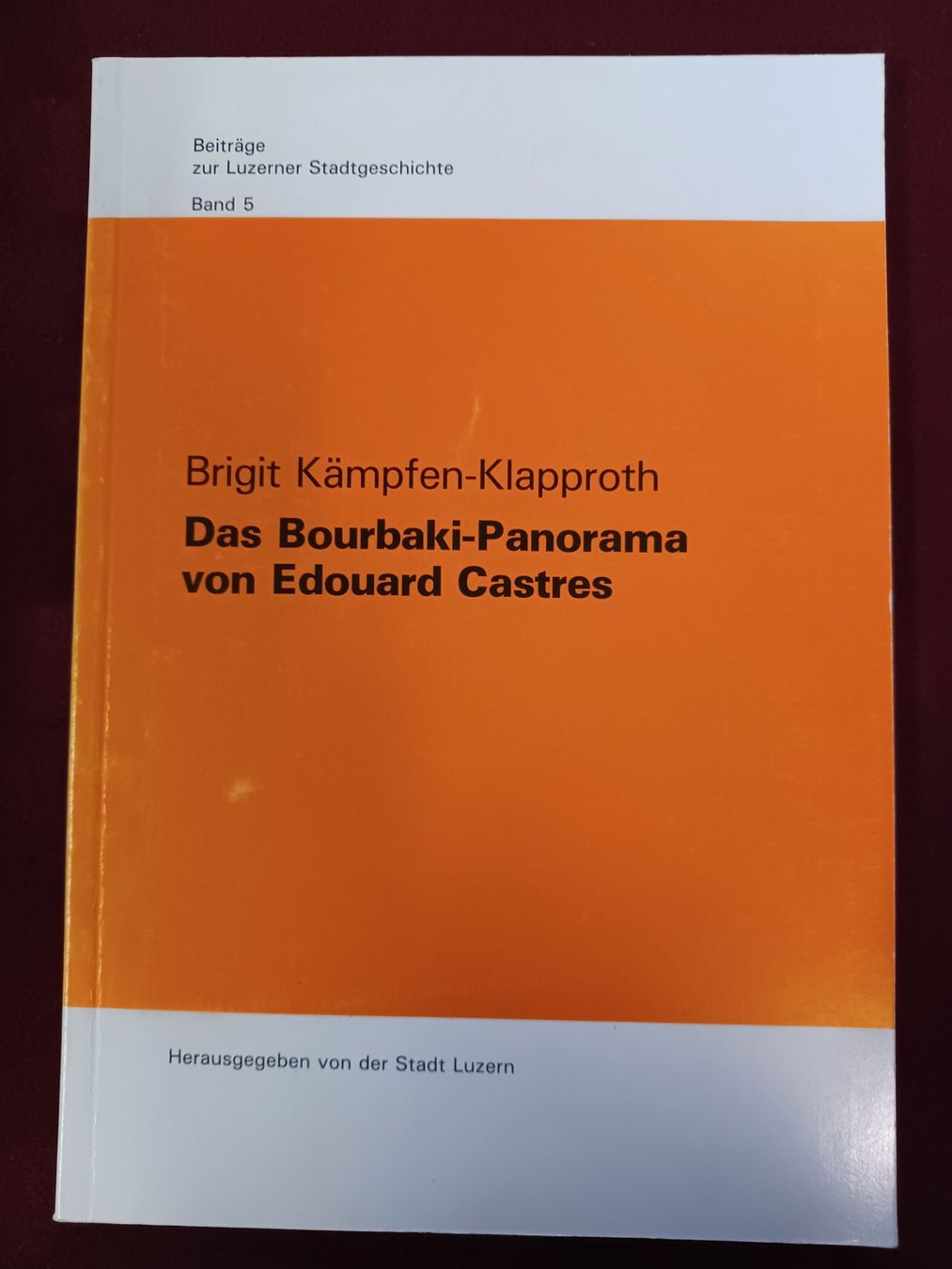Libri: Das Bourbaki-Panorama von Edouard Castres – Usato da Horw venduto da Mikesch108