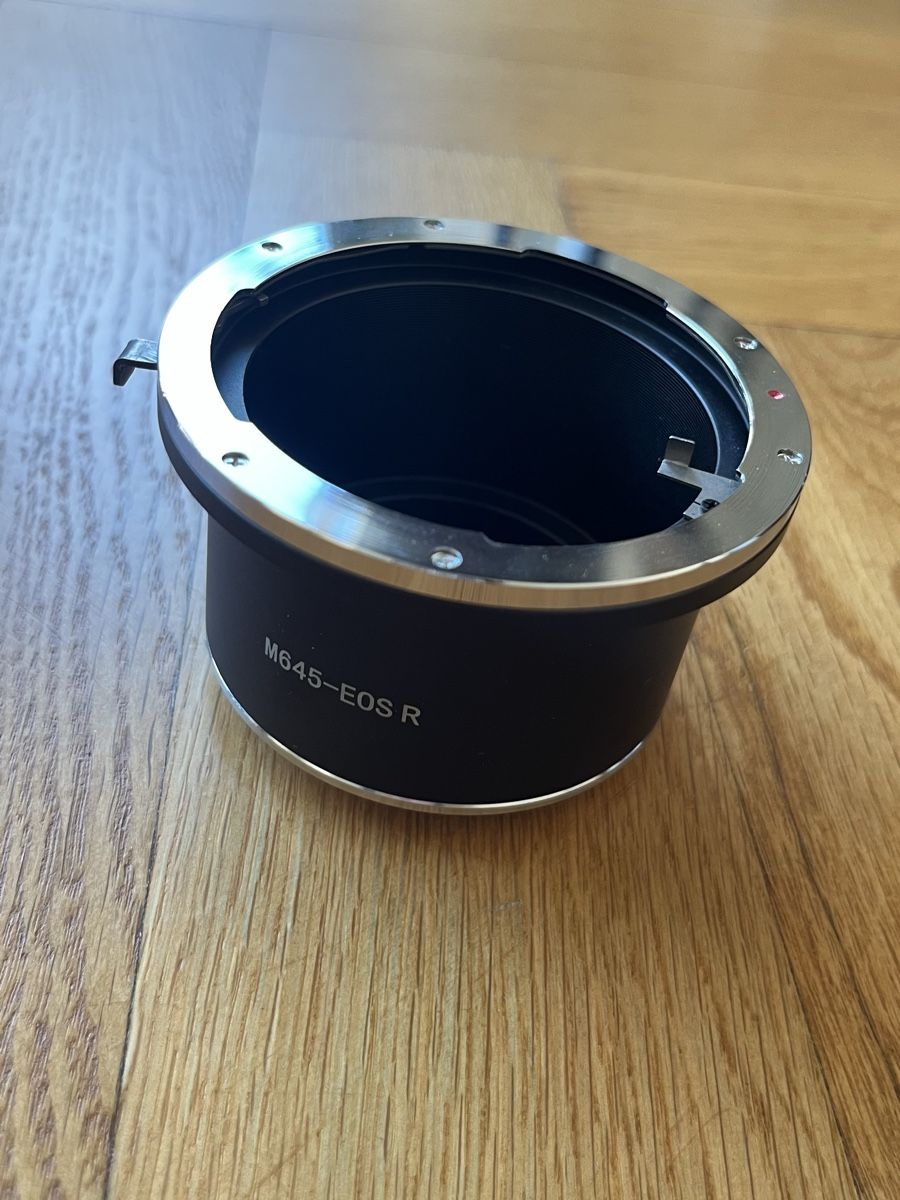 Foto-Adapter: 645-EOS R Lens Adapter Ring for Mamiya 645 – Gebraucht aus Lausanne von picola29