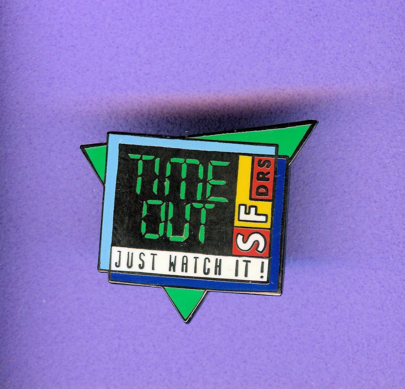Placchette & Badge: SF DRS  TIME OUT – Usato da Winterthur venduto da Sammleroase