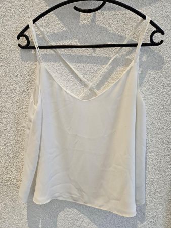Weisses Sommertop Gr. 38, criss-cross, Pimkie