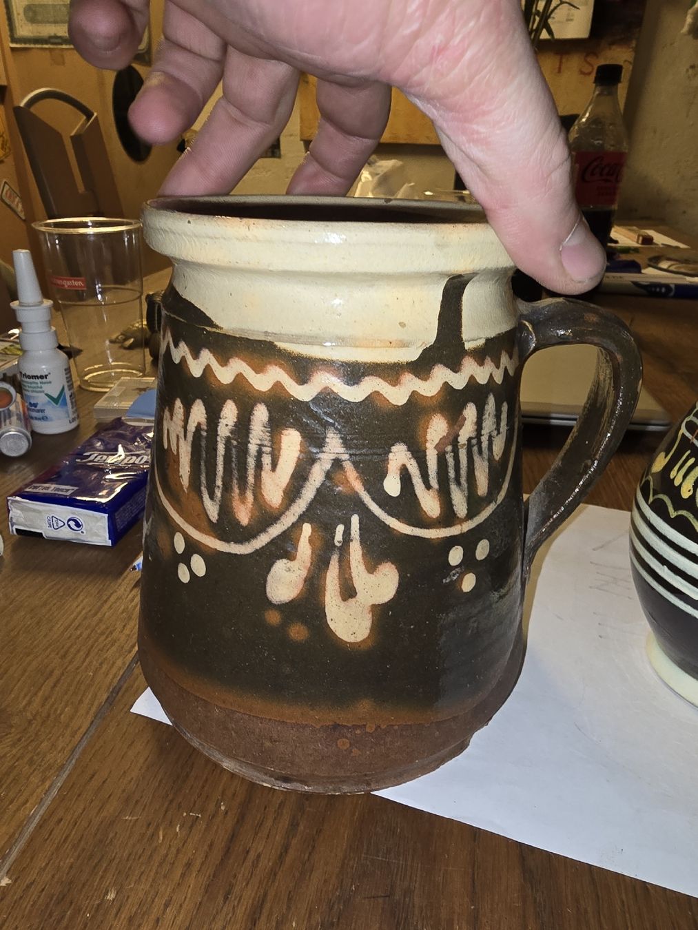 Vasi & Recipienti: Rustikale Keramik-Vase & Krug (S1) – Usato da Rorschach venduto da TimelessTrading 1