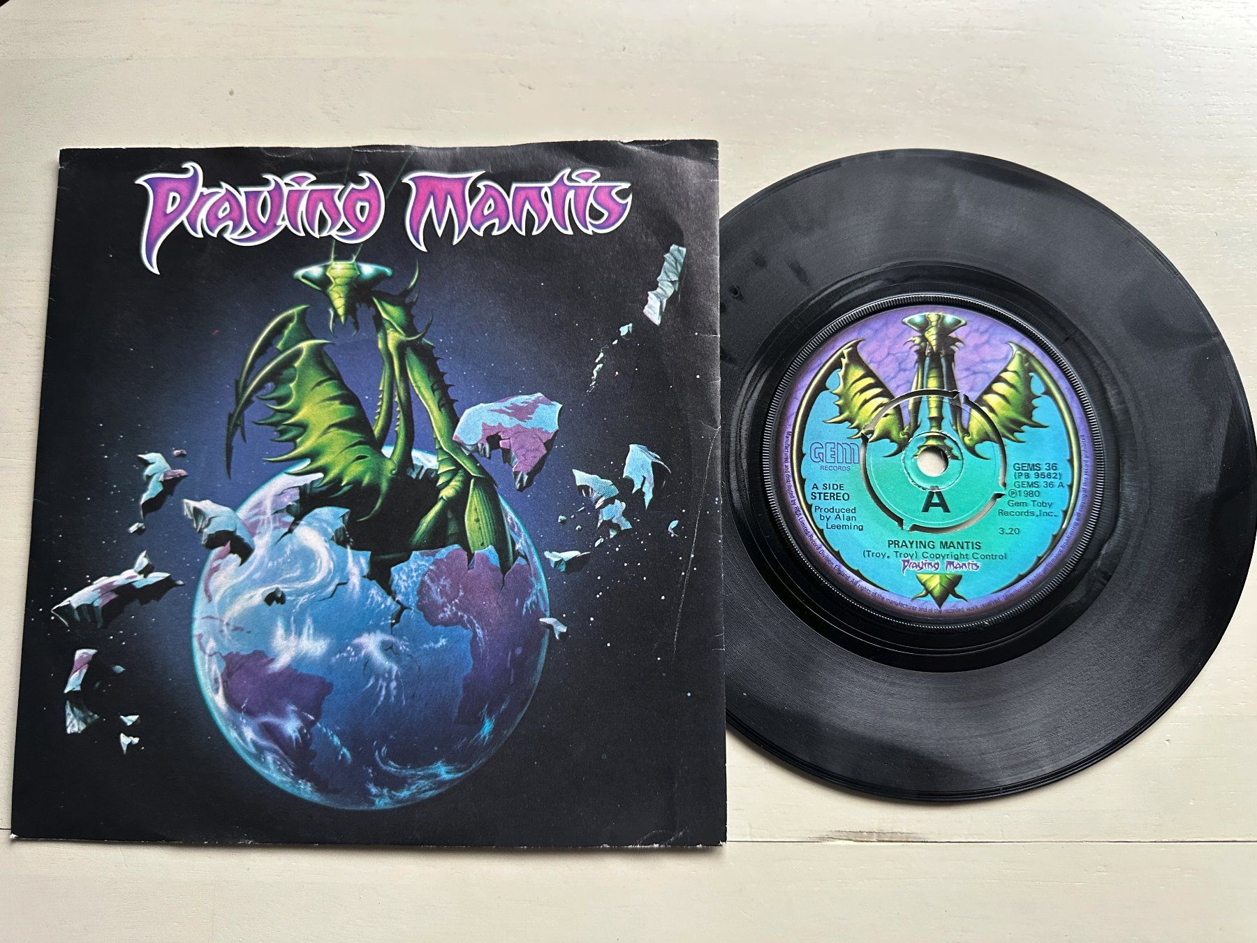 Dischi in vinile: PRAYING MANTIS rare Single Praying Mantis 80's mit Transfer! – Usato da Basel venduto da Partridge