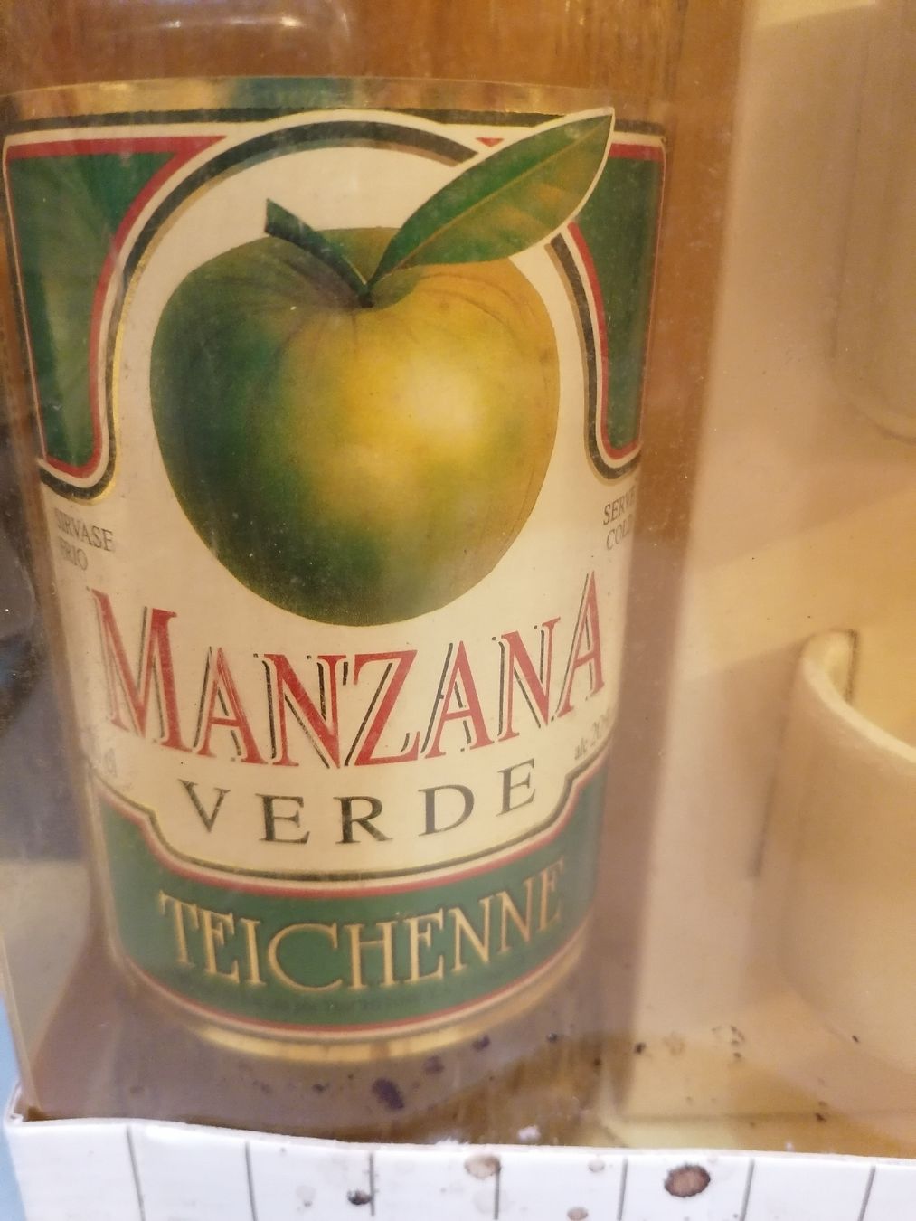 Spiritueux: TEICHENNE MANZANA VERDE SCHNAPPS – Neuf avec emballage d'origine à Genève par Leboucheoreilles 1
