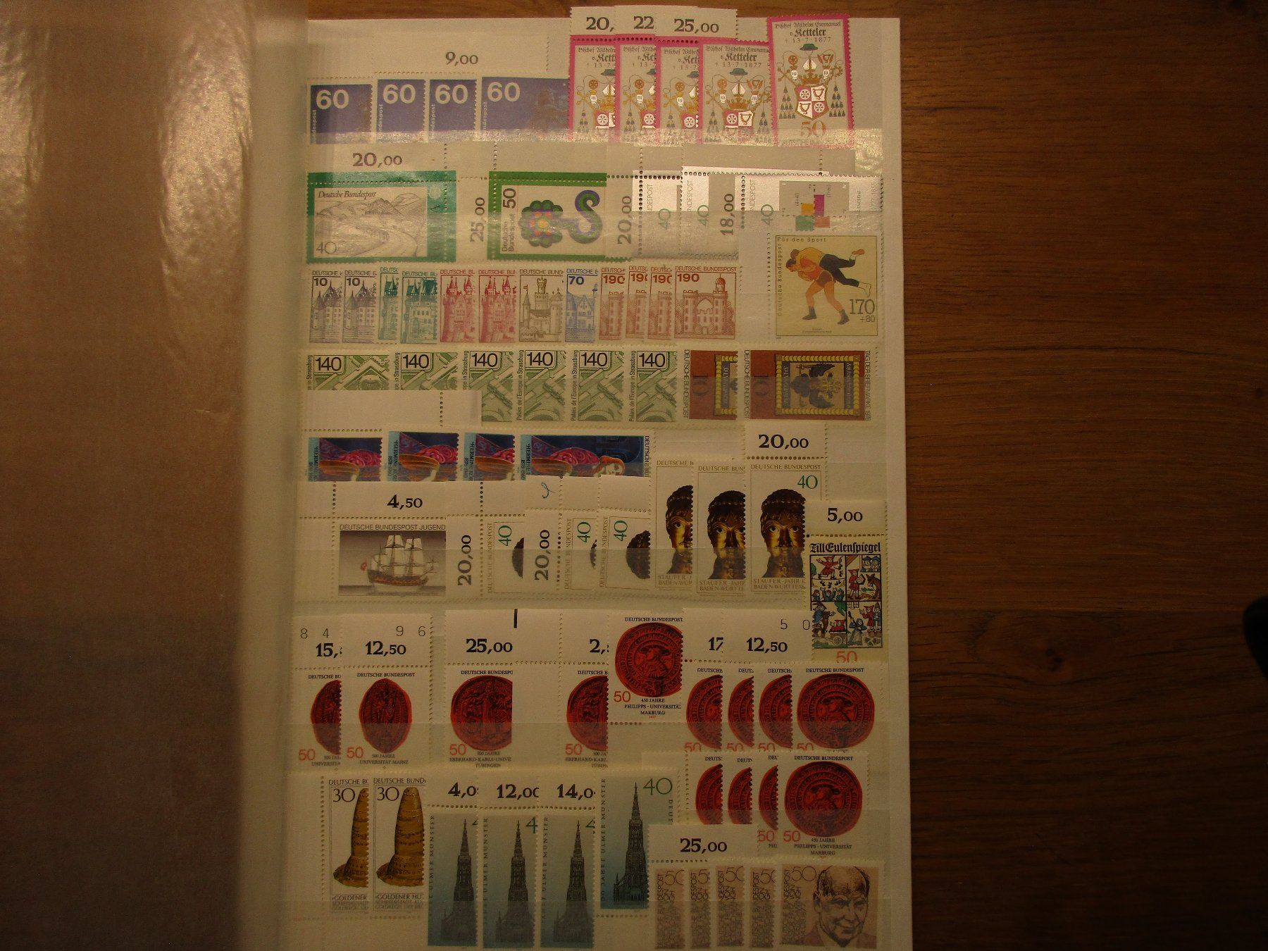 Tous les timbres: Ueber 500 BRD postfrisch – Neuf (Voir description) à Niederwil AG par Cembalo 7
