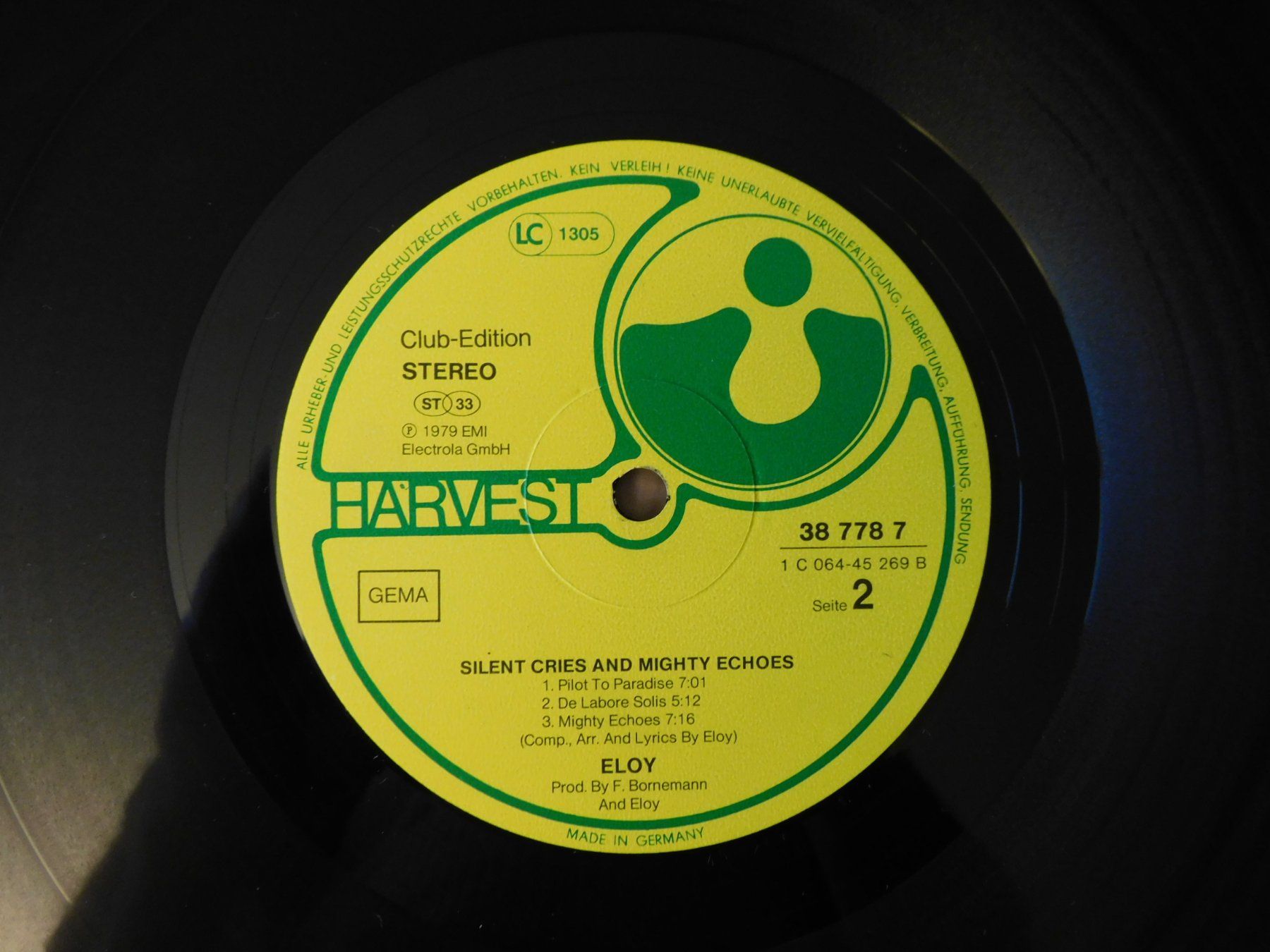 Dischi in vinile: Eloy - Silent Cries And Mighty Echoes – Usato da Emmenbrücke venduto da Dickens 5