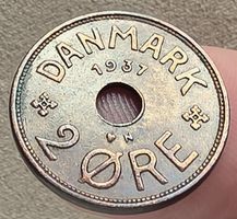 DÄNEMARK 2 ORE 1937