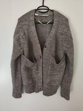 Selected Femme - braune Wolljacke - S