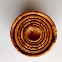Olivenholz 6 schalen Set