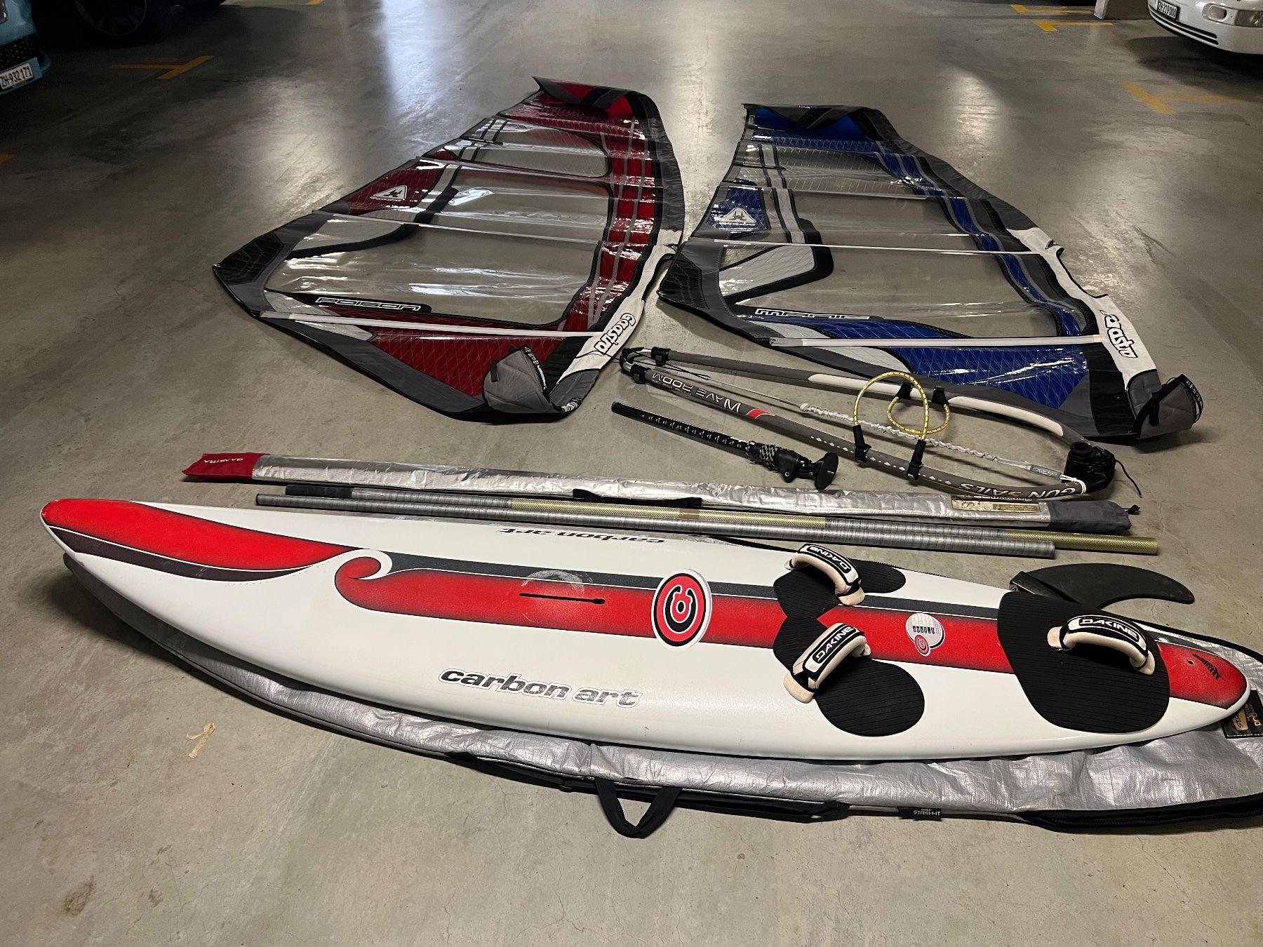 Tavole da surf e di nuoto: Windsurf Wave/Freeride Equipment – Usato da Watt venduto da Bighit1