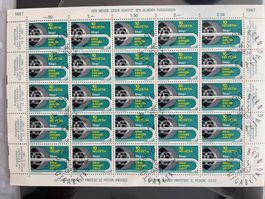 Znr 446**.3.01a, 446**.3.01c Plattenfehler in Marke 5 und 23