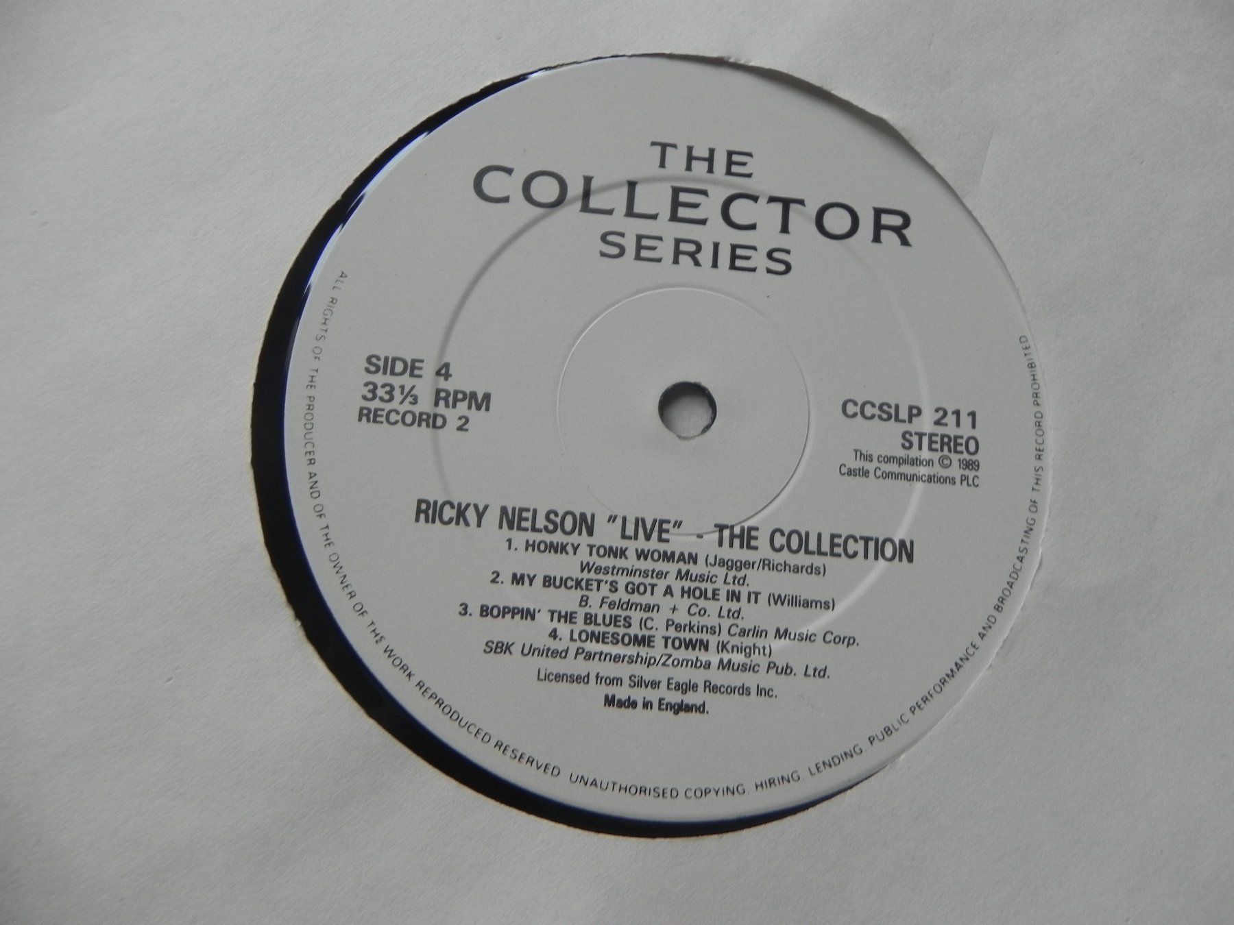 Dischi in vinile: Doppel LP USA Sänger Ricky Nelson 1989 Collection – Usato da Siebnen venduto da krimsie 8