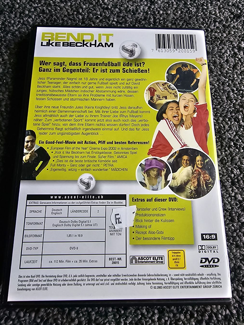 Tous les DVDs: Bend It Like Beckham (22289) – D'occasion à Ruswil par jan_bxl5 1