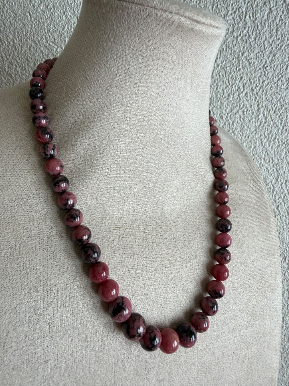 Ketten: Vintage Rhodonit Kette – Gebraucht aus Spiegel b. Bern von Rogger72 2