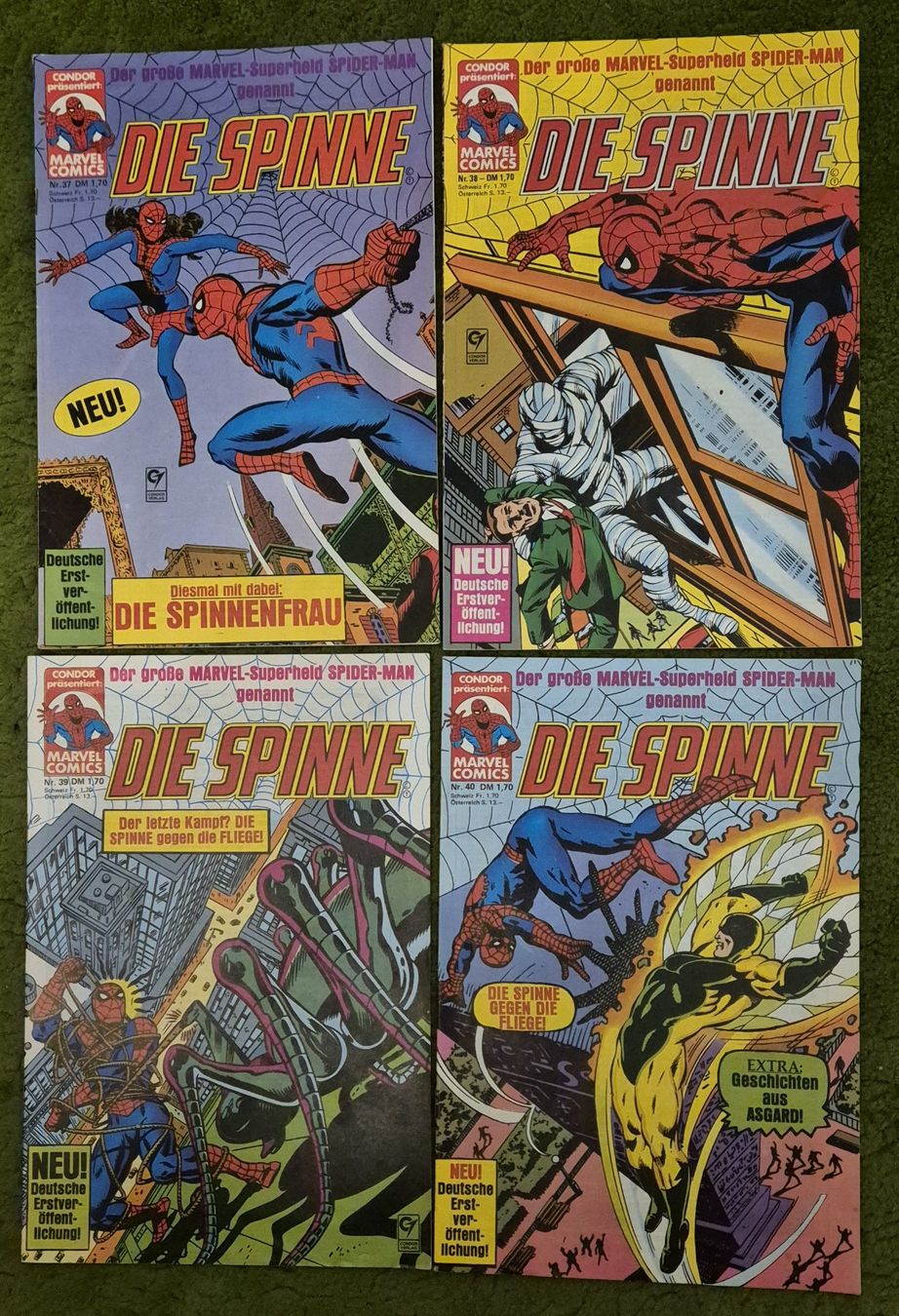 Fumetti: Die Spinne / Marvel Comics / Condor Verlag / 17 Hefte – Usato da Chur venduto da Schaf_60 2