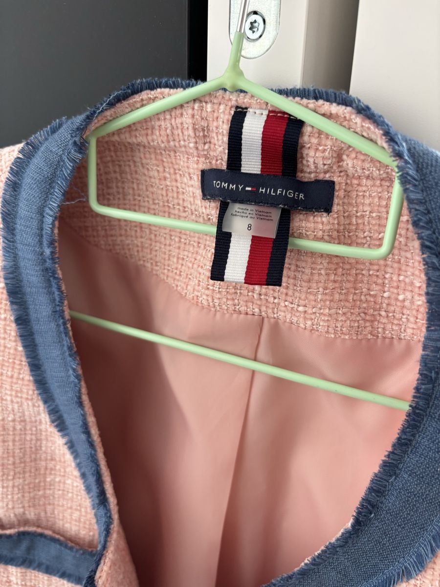 Tommy Hilfiger Giacche: Tommy Hilfiger Tweed Jacket - Pink & Blue - Size 8 – Nuovo e nell'imballaggio originale da Dübendorf venduto da eli_dt6x 1