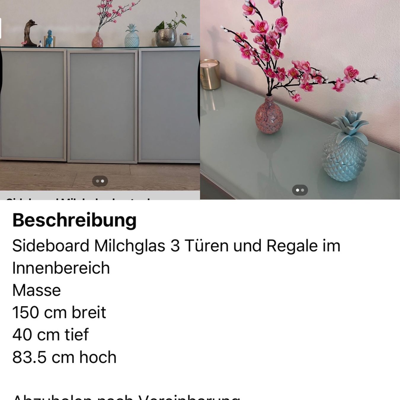 Kommoden: Sideboard Milchglas – Gebraucht aus Zürich von Sunseanad 1