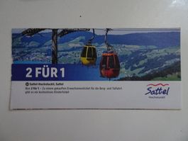 Sattel-Hochstuckli Bon 2 für 1 für Berg- und Talfahrt