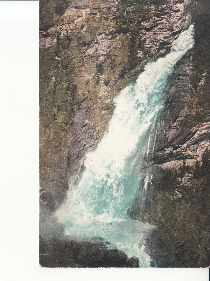 Cartoline postali: Klausenstrasse Fätschbachfall, ca. 1930 – Usato da Bürglen TG venduto da StampGraf