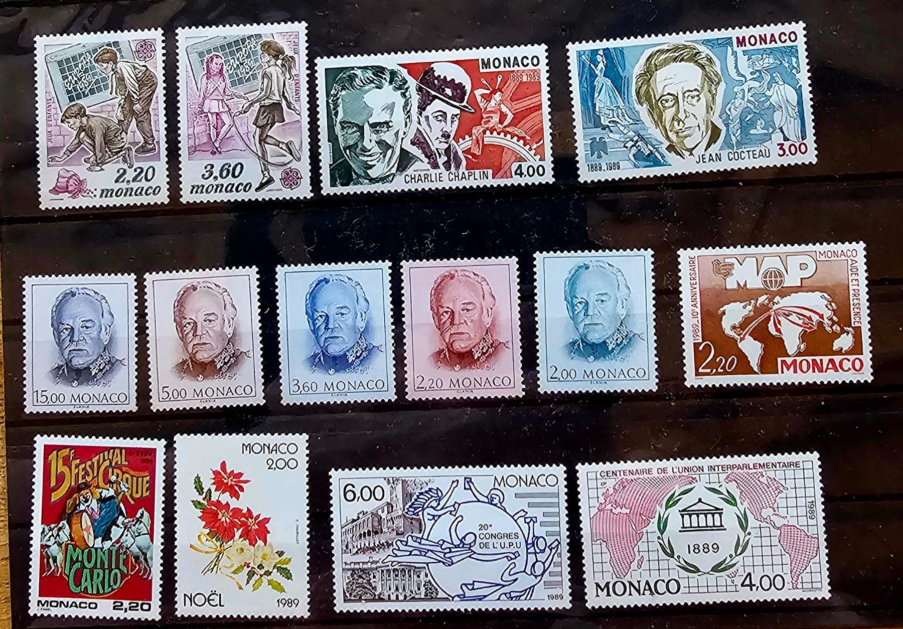 Tutti i francobolli: MONACO  timbres neufs ** ~1989 – Nuovo (secondo la descrizione) da Les Valettes venduto da Nuba1