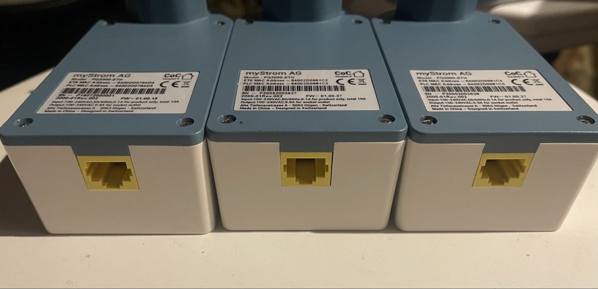 myStrom Unità & Adattatore: 3 My Strom Stecker – Usato da Wil SG venduto da WauWauBoutique 1