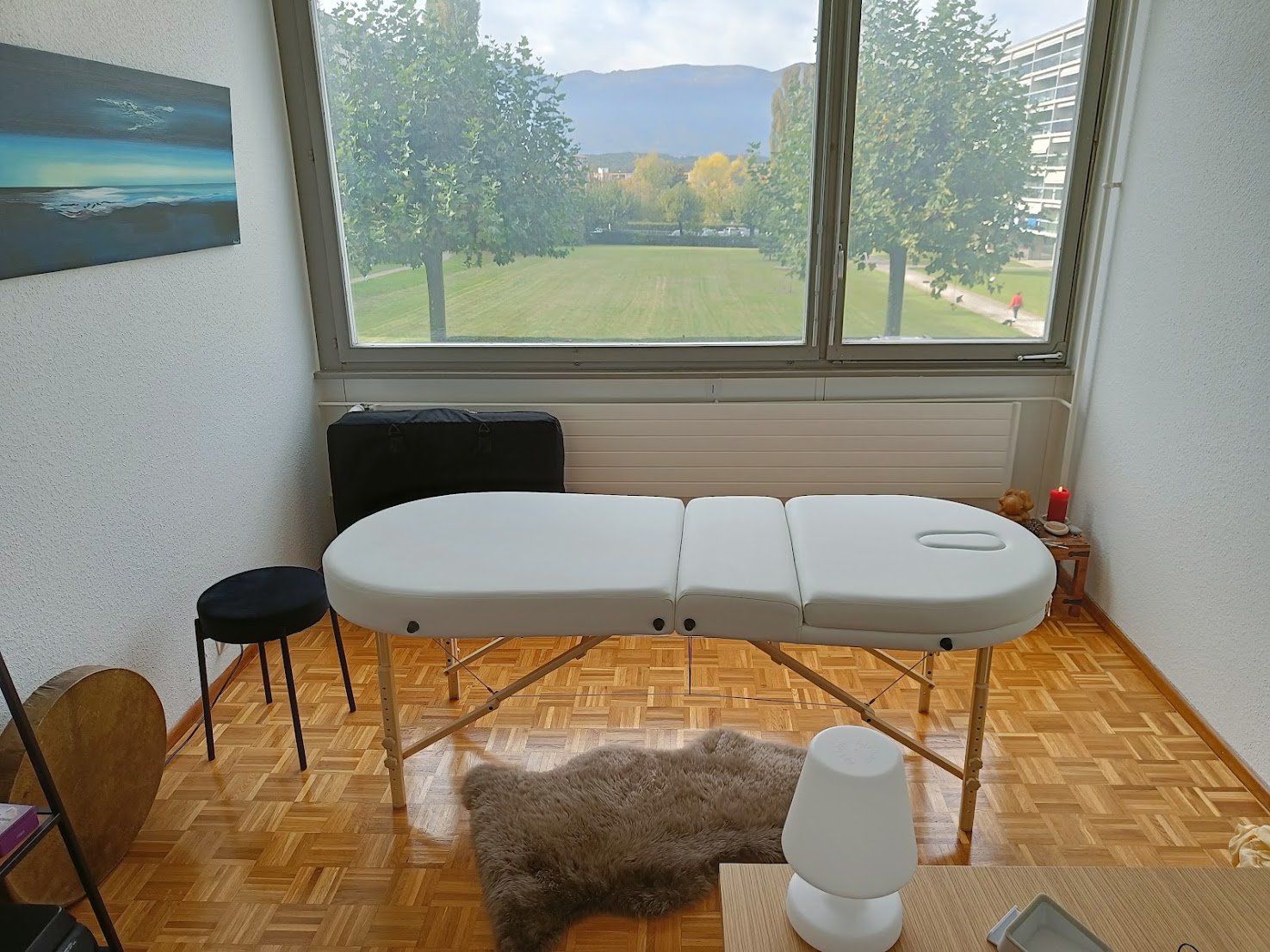 Kosmetik-& Massageliegen: Table de massage professionnelle transportable – Neu (gemäss Beschreibung) aus Meyrin von spout78