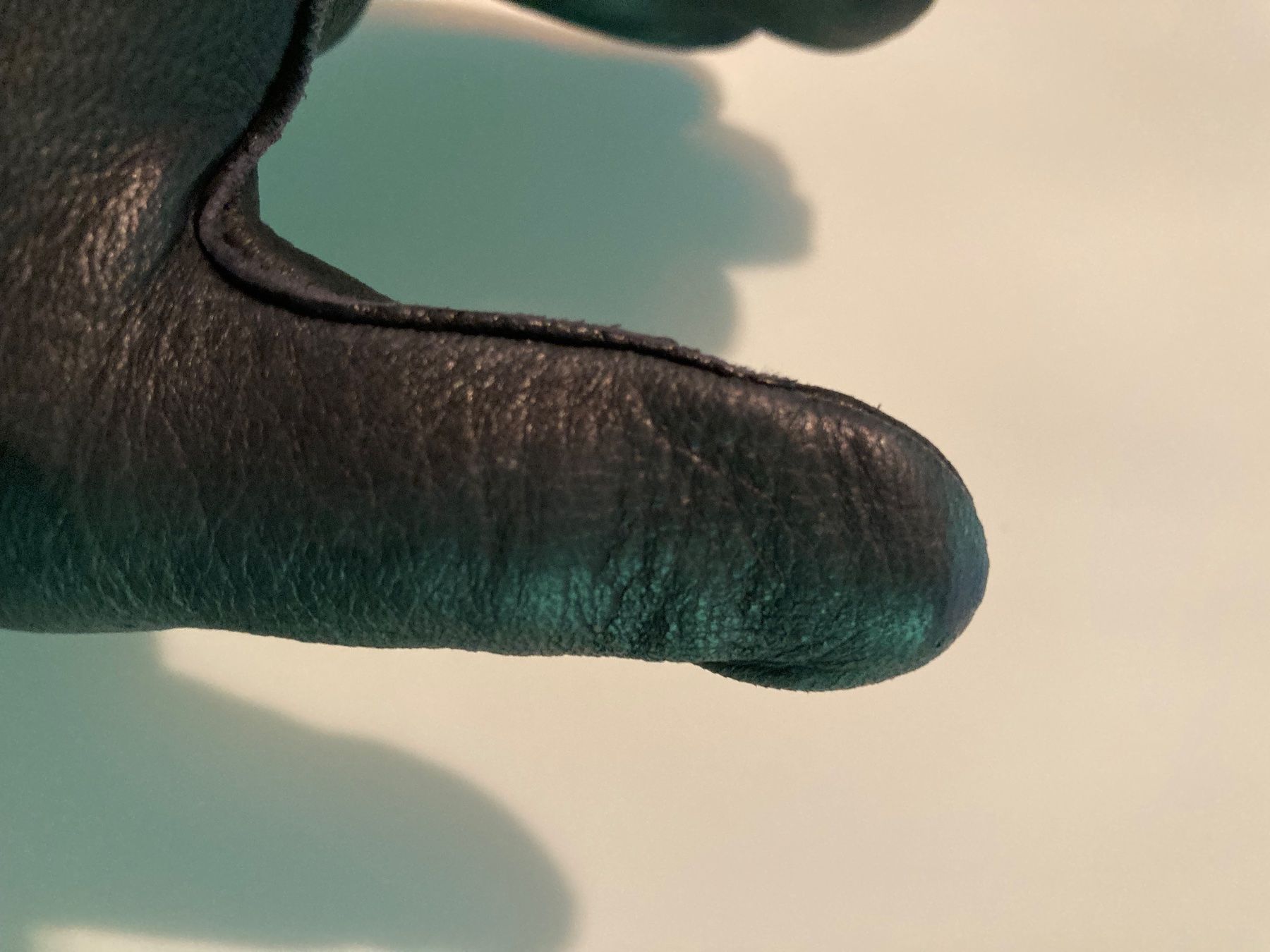 Guanti & manicotti: Western Lederhandschuhe/Gauntlet Glove – Usato da Winterthur venduto da wintidizi 2