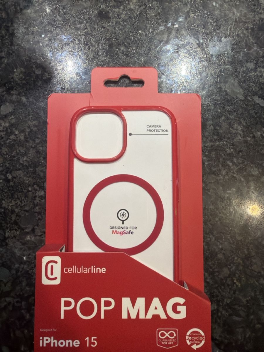 Apple Cover & Protezioni schermo: Coque iPhone 15 rouge Cellularline - neuf  – Nuovo (secondo la descrizione) da Yverdon-les-Bains venduto da ame_7f2x