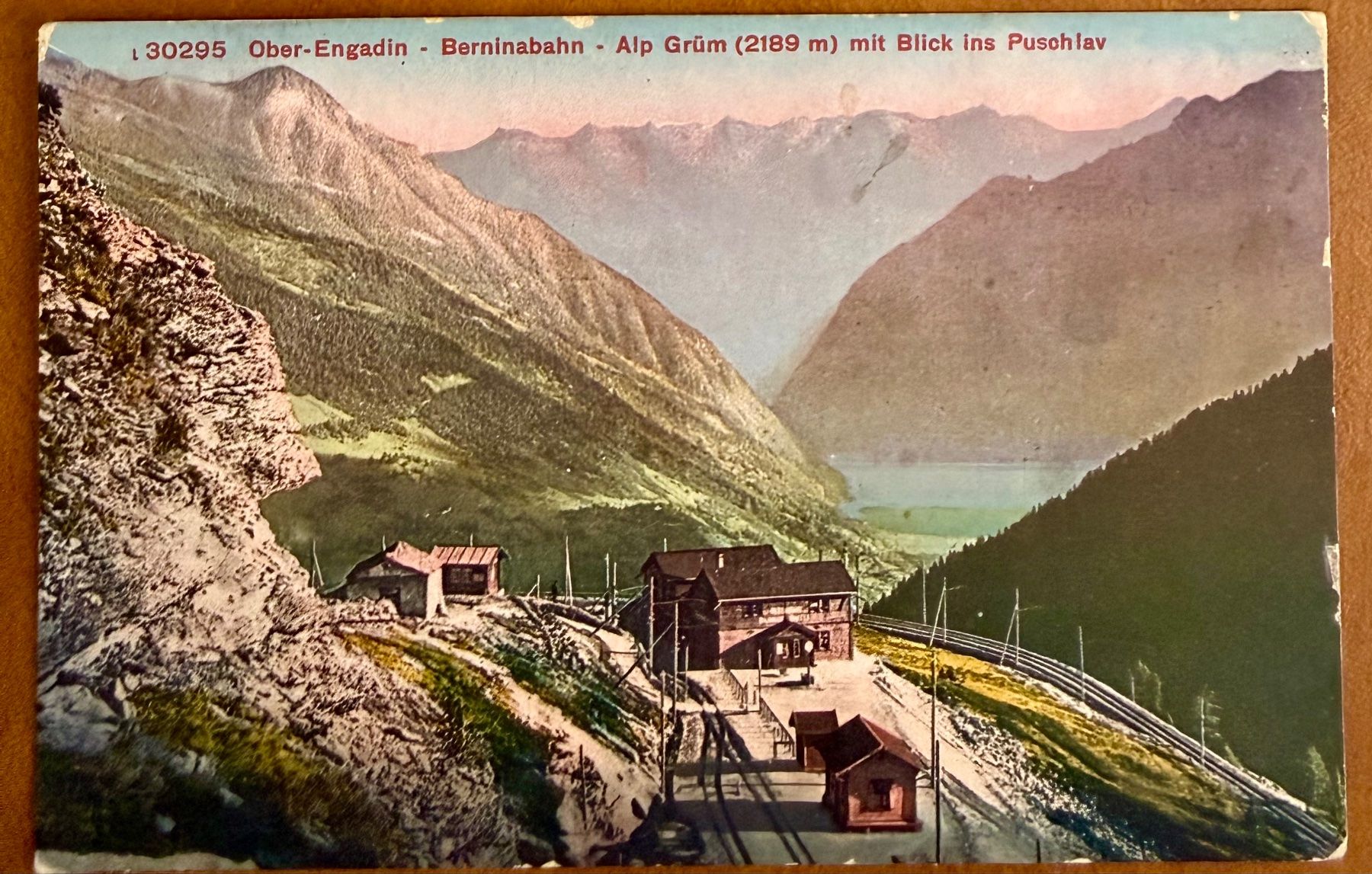 Cartoline postali: Alp Grüm - Berninabahn - AK – Usato da Lutry venduto da Ediego