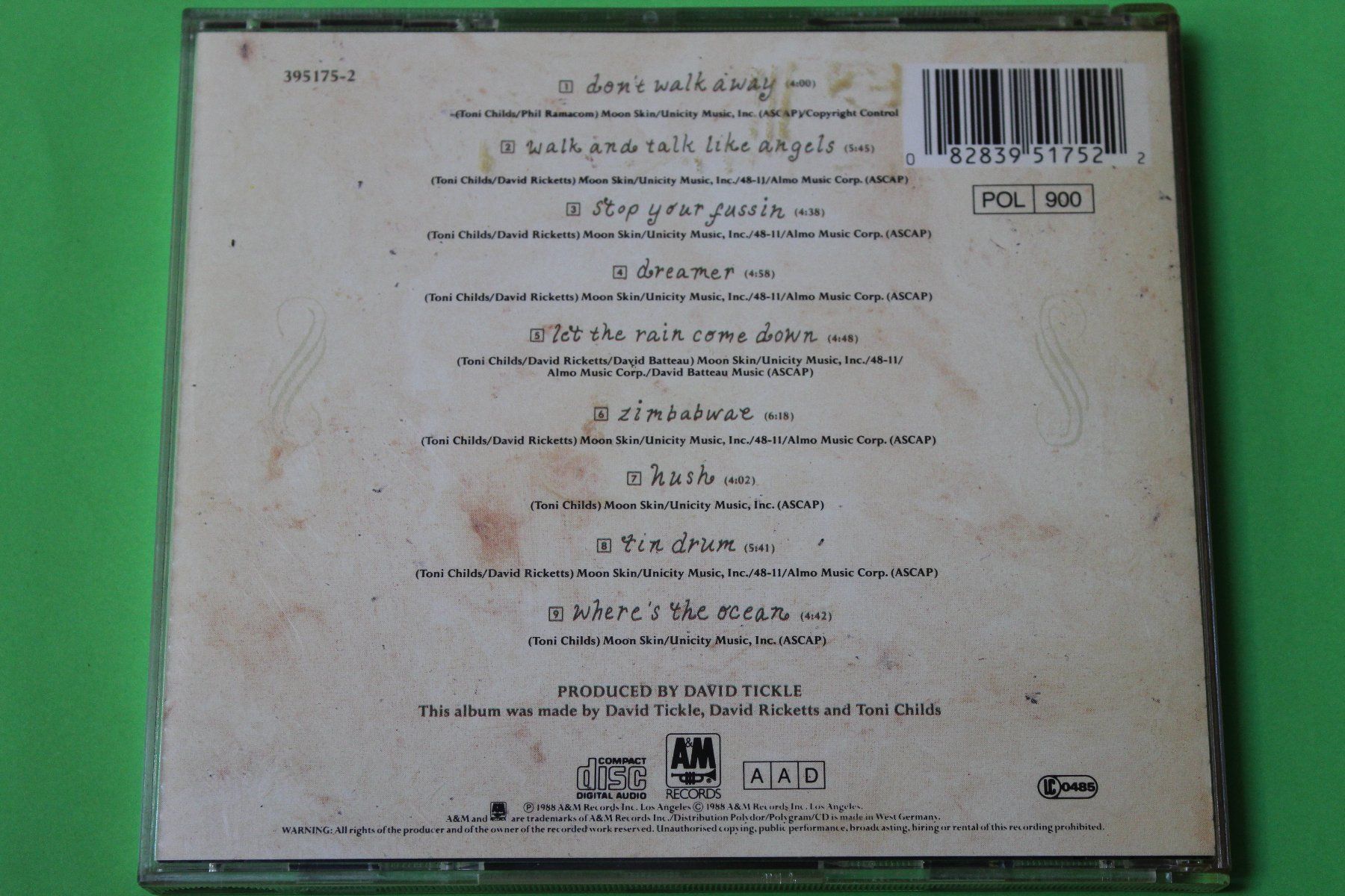 CD: TONI CHILDS - UNION 80s-CD 1988!!!!!!!! – Usato da Tübach venduto da JamesStone 2