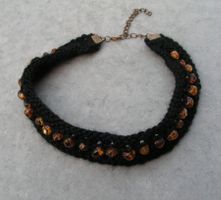 ♥ GOTHIC KETTE / Baltischer Bernstein / Umfang anpassbar ♥