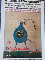 Spiridon Ausstellungs Plakat Galerie K.Granoff