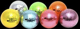 Chromax Top-Qualitäts Golfbälle, Leucht-Folie, 59 Stk Blau
