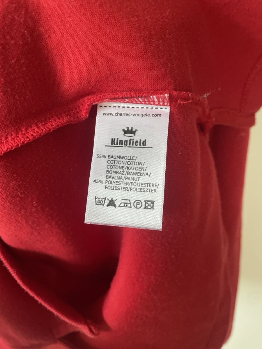 Maglioni & Felpe: Roter Strickpullover mit Reissverschluss, Gr. M – Usato da Basel venduto da lea_d56l 5