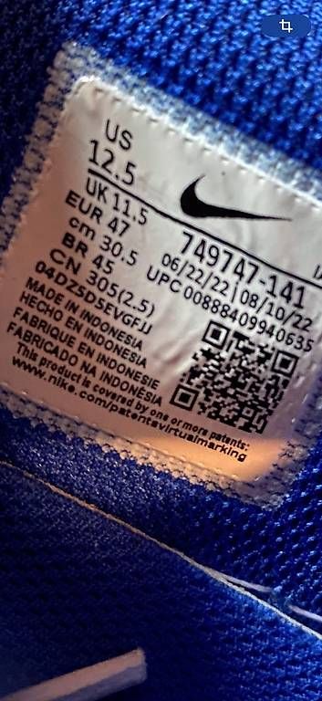 Chaussures hommes: Sneaker Nike, Gr.47 neuwertig – D'occasion à Iffwil par tan_l2nr 4
