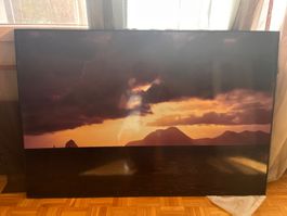 Grosses Wandbild, Sonnenuntergang am Meer, Top Zustand!